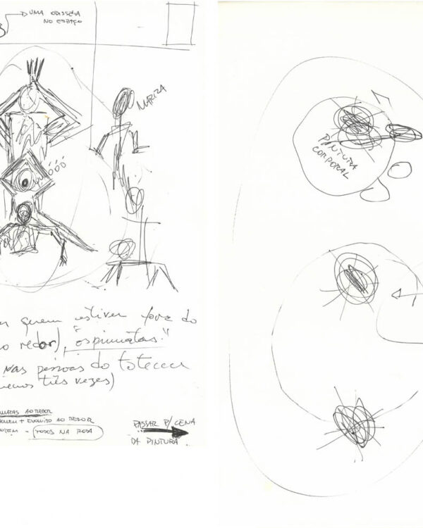 Ilustração de cenas do espetáculo “ITA”