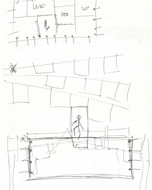 Esboço de cena do espetáculo “ITA”